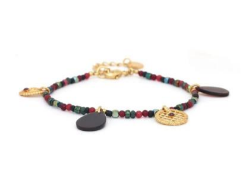 Alternative view of Bracelet perles pampilles - Franck Herval