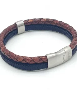 DBS BLEU MARINE - CUIR