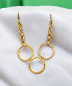 Alternative view of Collier en plaqué or fabrication artisanale - Cé Bijoux