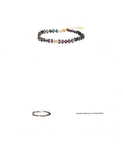 Alternative view of Bracelet ajustable perles tissées - Franck Herval