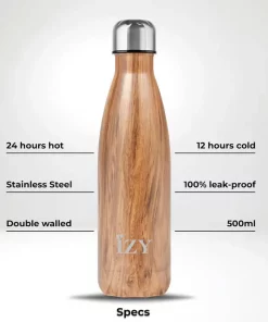 Alternative view of Bouteille isotherme IZY bois - écologie et performance durable
