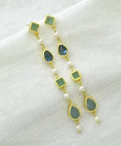 boucles-doreilles-iolite-bleue-perles