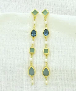 boucles-doreilles-iolite-bleue-perles