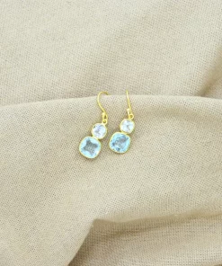 boucles-doreilles-topaze-bleue-argent-plaque-or