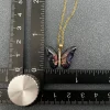 collier-papillon-resine-CZ-or-18k