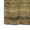 echarpe-soie-verte-imprime-art-nouveau