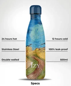 Alternative view of Bouteille isotherme IZY Van Gogh - écologie et performance durable