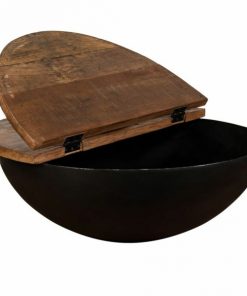 table-basse-fer-et-bois-de-manguier