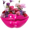 vase décoratif lèvres rose