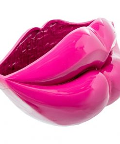 vase décoratif lèvres rose