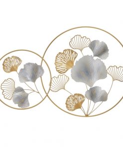 decoration-murale-anneaux-design-fleurs