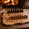 jeu d’échecs en bois massif